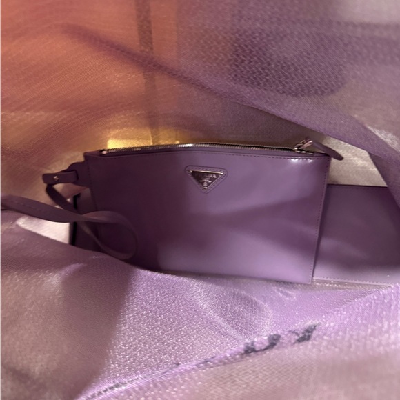 Prada Purple Mesh Tote Bag - Picture 3 of 10